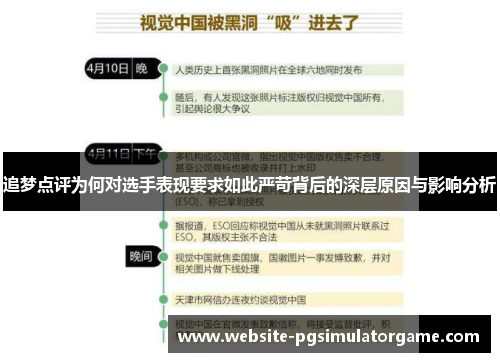 追梦点评为何对选手表现要求如此严苛背后的深层原因与影响分析